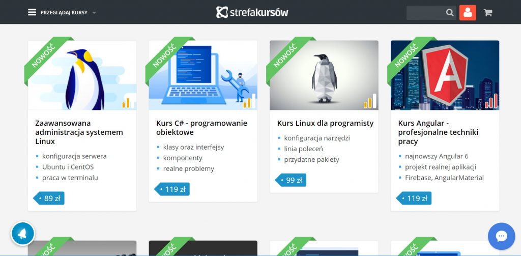 Strefa Kursów - programowanie