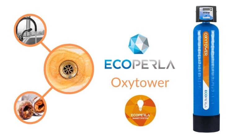 Ecoperla Oxytower – niezwykła nowość do usuwania żelaza i manganu